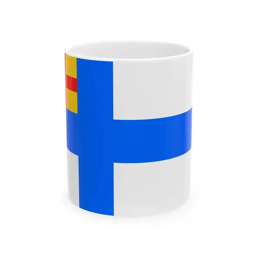Charge dAffairs standard of Finland 1918 (Finland) White Coffee Mug 11oz - Go Mug Yourself