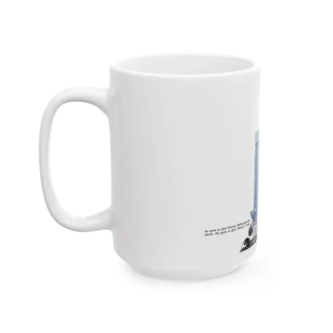 Charity Babe (2), Cavalier, May 1953 - White Coffee Mug - Go Mug Yourself