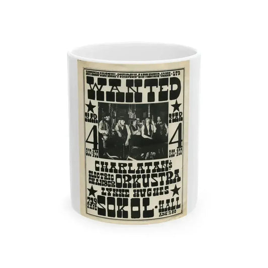 Charlatans - 1966 (Music Poster) White Coffee Mug 11oz - Go Mug Yourself
