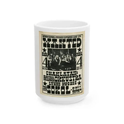 Charlatans - 1966 (Music Poster) White Coffee Mug 15oz - Go Mug Yourself