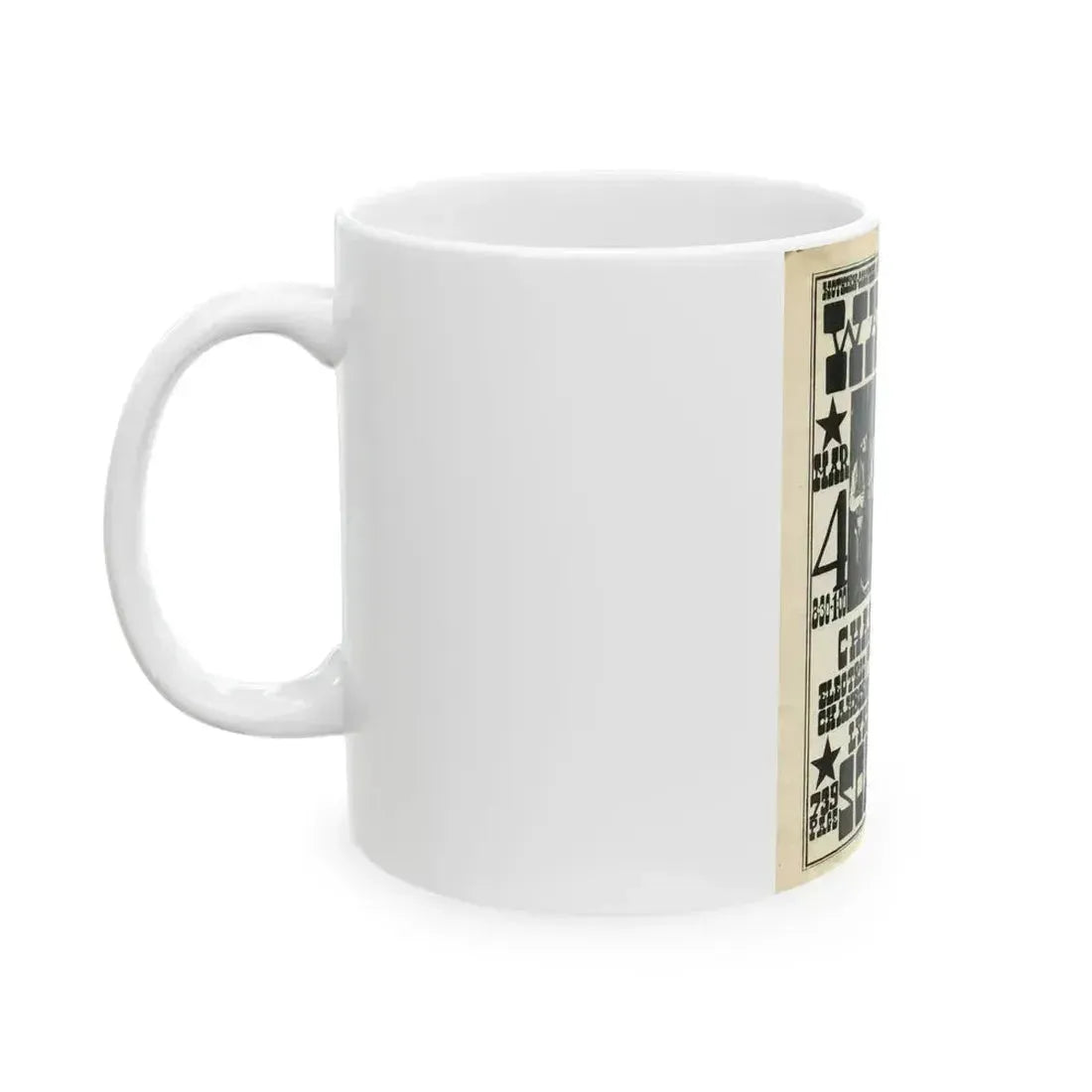 Charlatans - 1966 (Music Poster) White Coffee Mug - Go Mug Yourself