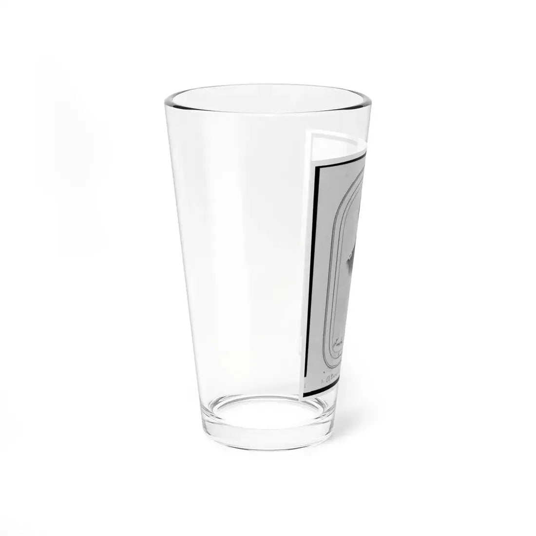 Charles A. Atwell, Bust Portrait, Facing Right, Wearing Military Uniform (U.S. Civil War) Pint Glass 16oz - Go Mug Yourself