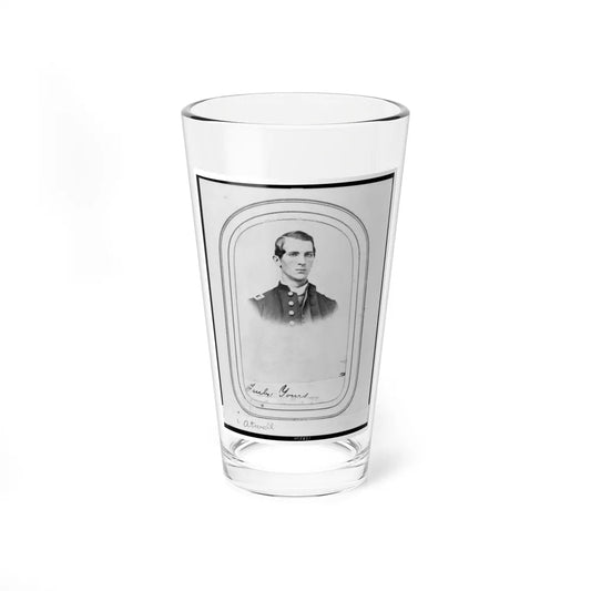 Charles A. Atwell, Bust Portrait, Facing Right, Wearing Military Uniform (U.S. Civil War) Pint Glass 16oz-16oz-Go Mug Yourself