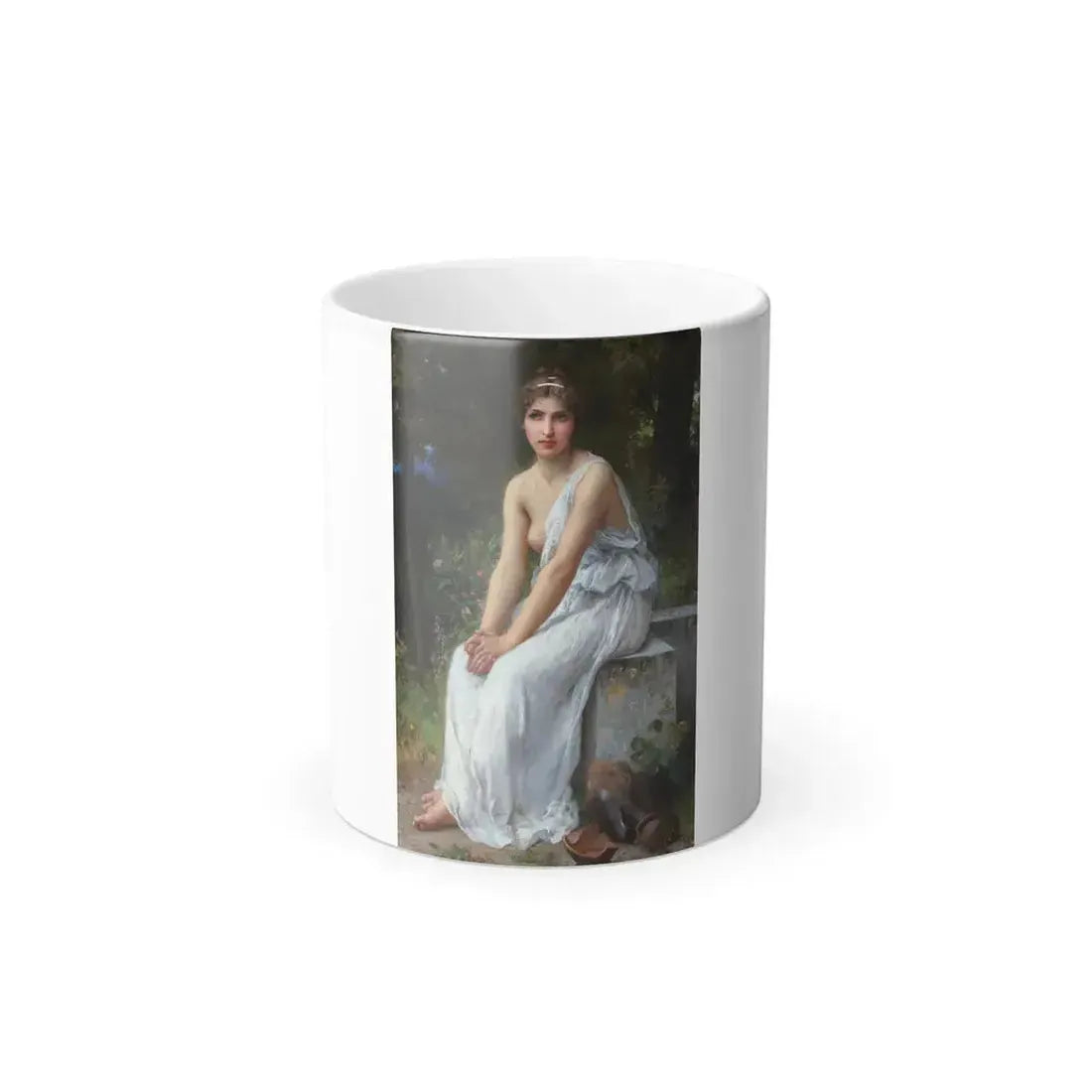 Charles Amable Lenoir (1861-1903) Beauty in a Garden - Oil on Canvas 1903 - Color Changing Mug 11oz Default Title 11oz - Go Mug Yourself