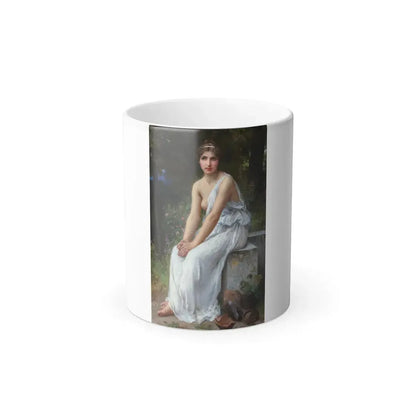 Charles Amable Lenoir (1861-1903) Beauty in a Garden - Oil on Canvas 1903 - Color Changing Mug 11oz Default Title 11oz - Go Mug Yourself