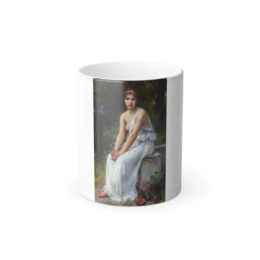 Charles Amable Lenoir (1861-1903) Beauty in a Garden - Oil on Canvas 1903 - Color Changing Mug 11oz Default Title 11oz - Go Mug Yourself