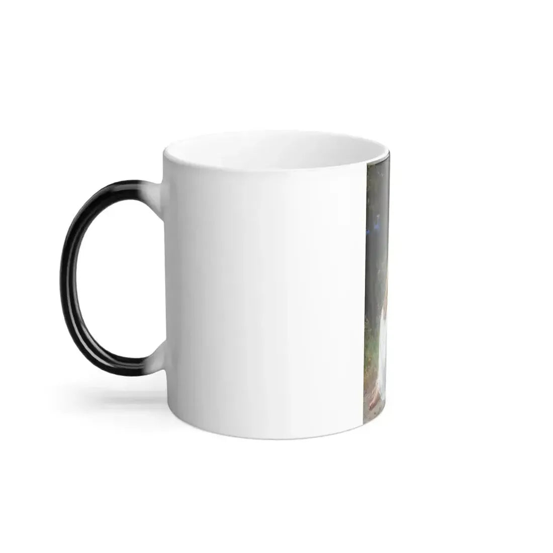 Charles Amable Lenoir (1861-1903) Beauty in a Garden - Oil on Canvas 1903 - Color Changing Mug 11oz - Go Mug Yourself