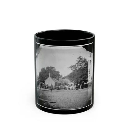 Charles City Court House, Va. Rear View Of The Courthouse (U.S. Civil War) Black Coffee Mug 11oz - Go Mug Yourself