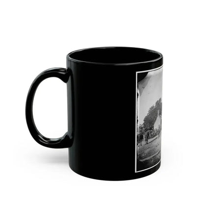 Charles City Court House, Va. Rear View Of The Courthouse (U.S. Civil War) Black Coffee Mug - Go Mug Yourself