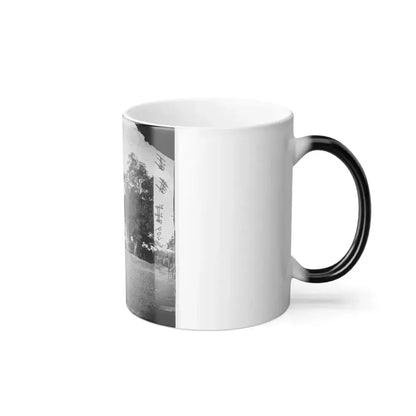 Charles City Court House, Va. Rear View of the Courthouse (U.S. Civil War) Color Changing Coffee Mug 11oz - Go Mug Yourself