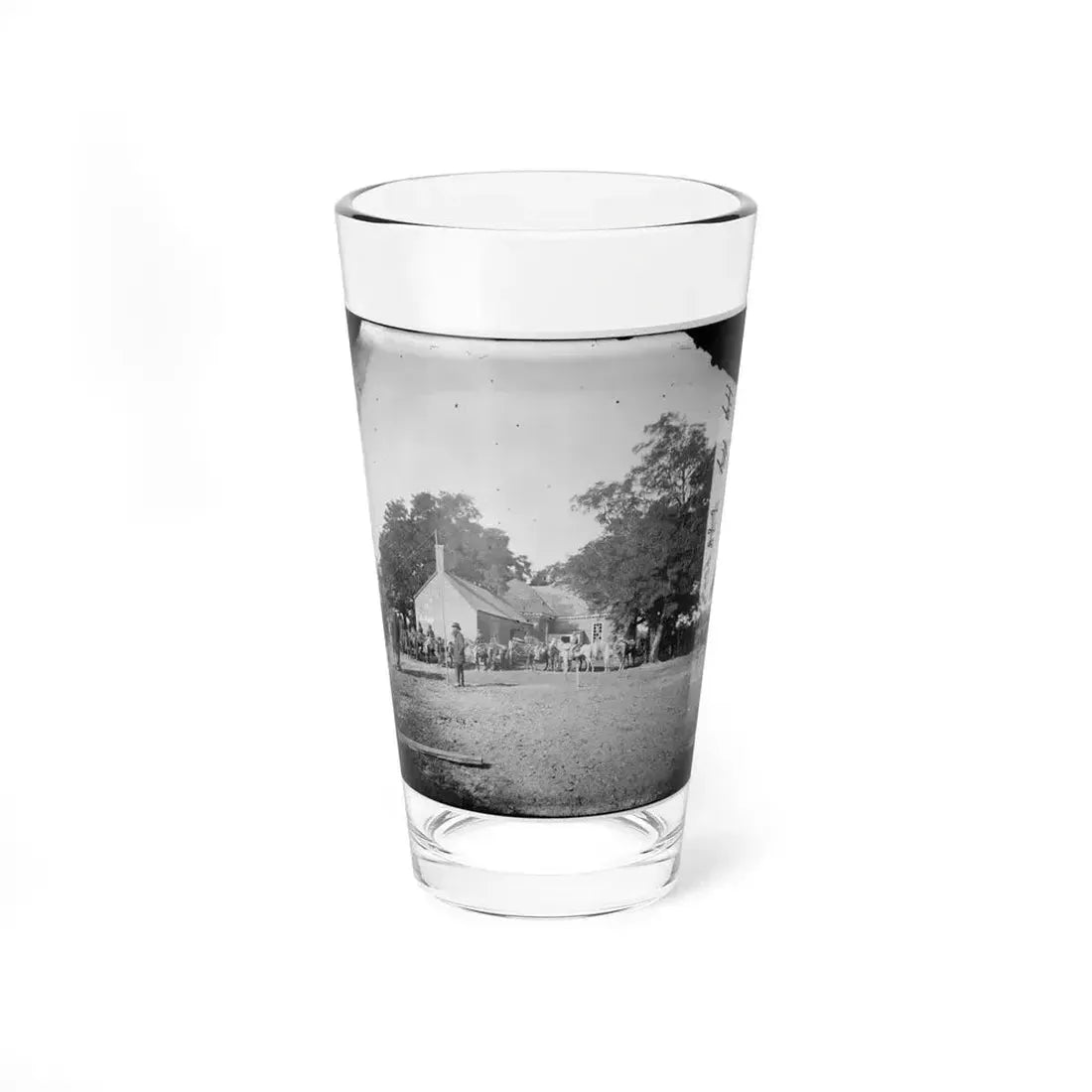 Charles City Court House, Va. Rear View Of The Courthouse (U.S. Civil War) Pint Glass 16oz 16oz - Go Mug Yourself