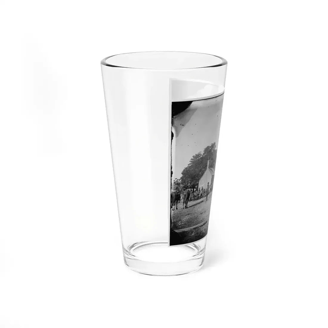 Charles City Court House, Va. Rear View Of The Courthouse (U.S. Civil War) Pint Glass 16oz - Go Mug Yourself
