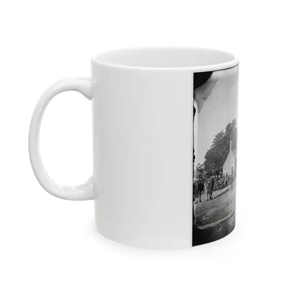 Charles City Court House, Va. Rear View Of The Courthouse (U.S. Civil War) White Coffee Mug - Go Mug Yourself