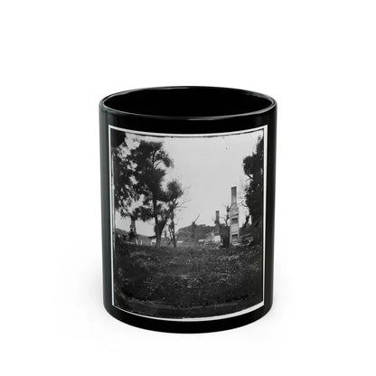 Charles City Court House, Va. Ruins Of Houses (U.S. Civil War) Black Coffee Mug 11oz - Go Mug Yourself