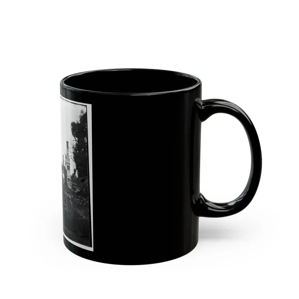 Charles City Court House, Va. Ruins Of Houses (U.S. Civil War) Black Coffee Mug - Go Mug Yourself