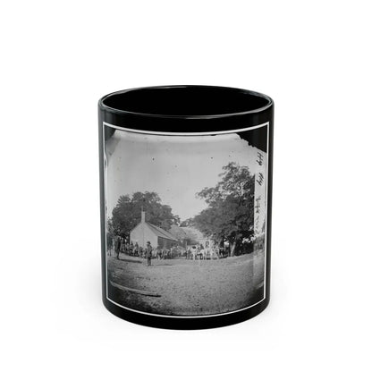 Charles City Court House, Va. Rear View Of The Courthouse (U.S. Civil War) Black Coffee Mug-11oz-Go Mug Yourself