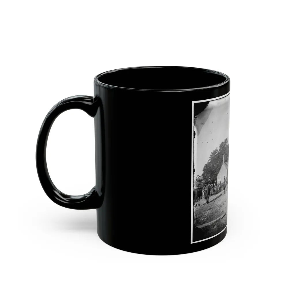 Charles City Court House, Va. Rear View Of The Courthouse (U.S. Civil War) Black Coffee Mug-Go Mug Yourself