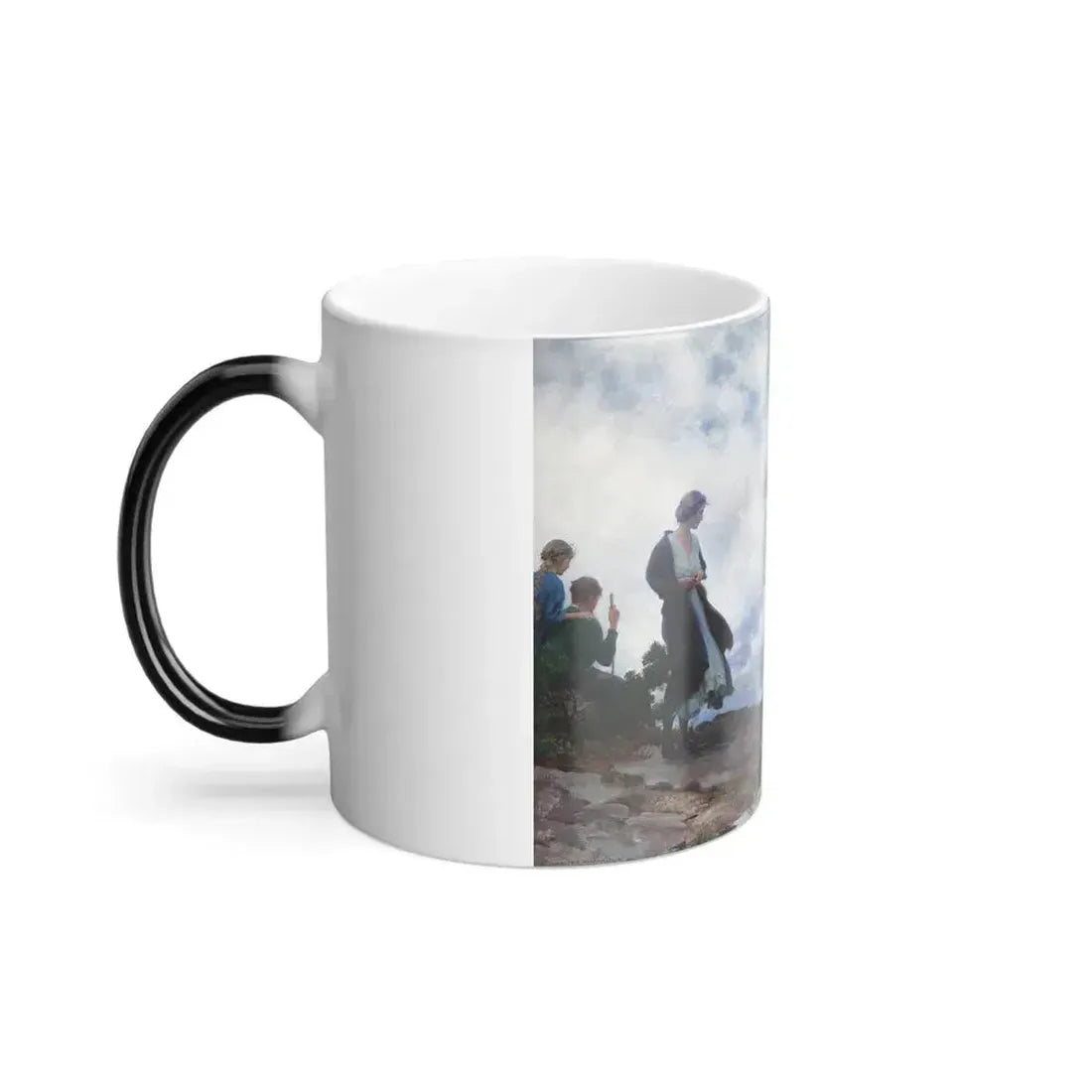 Charles Courtney Curran (1861-1942) After the Storm - Oil on canvas c1916-1919 - Color Changing Mug 11oz - Go Mug Yourself