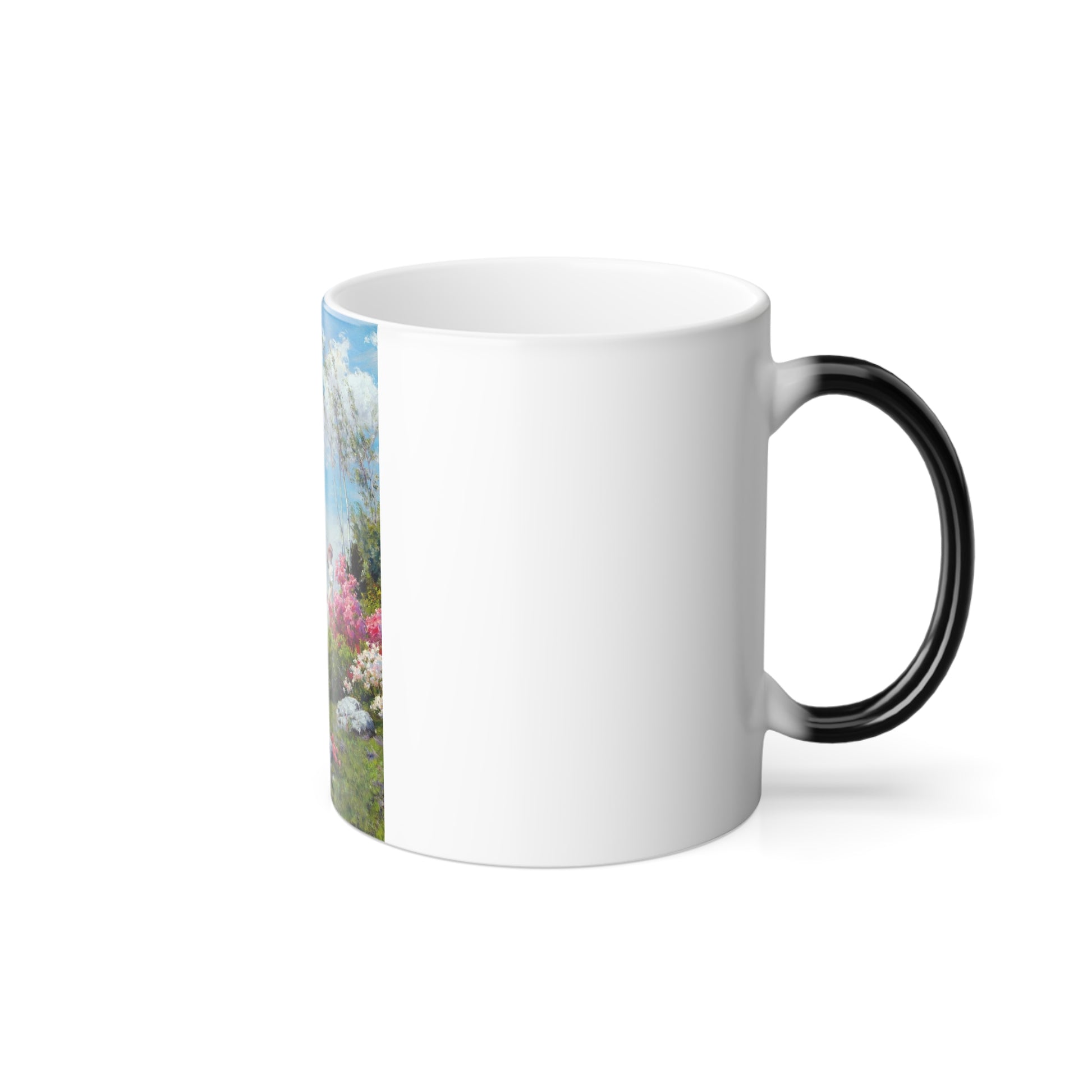 Charles Courtney Curran (1861-1942) May Morning - Oil on canvas 1908 - Color Changing Mug 11oz-Go Mug Yourself