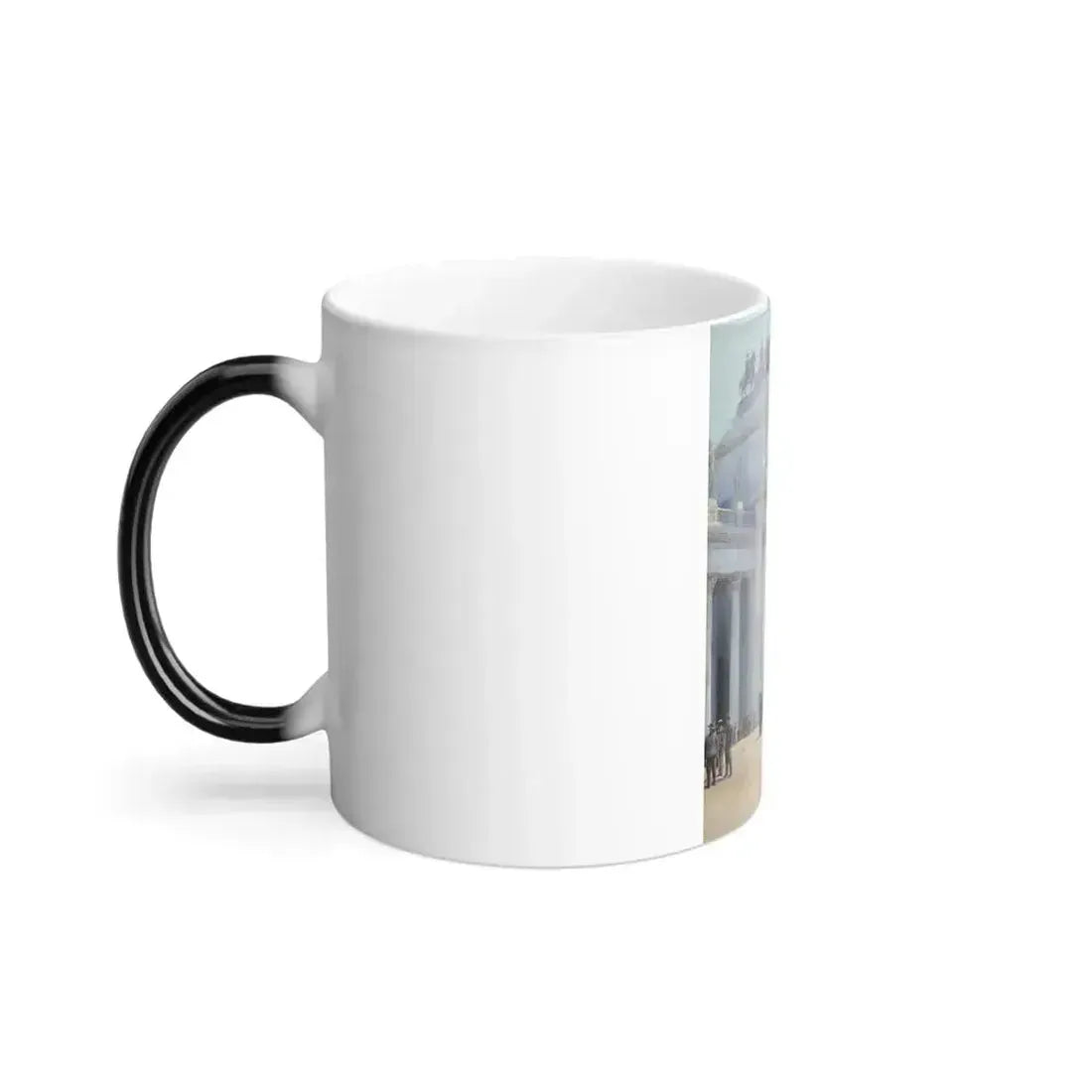 Charles Courtney Curran (1861-1942) The Water Gate, World's Columbian Exposition, Chicago - oil on canva-0 - Color Changing Mug 11oz - Go Mug Yourself