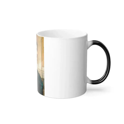 Charles Edward Perugini (1839-1918) Kate - Oil on Canvas - Color Changing Mug 11oz - Go Mug Yourself