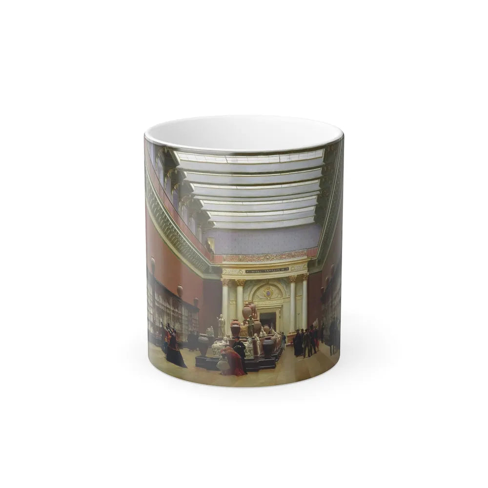 Charles Giraud (1819-1892) Napoleon III Museum, Terracotta Room at the Louvre - 1856 - Color Changing Mug 11oz-11oz-Go Mug Yourself