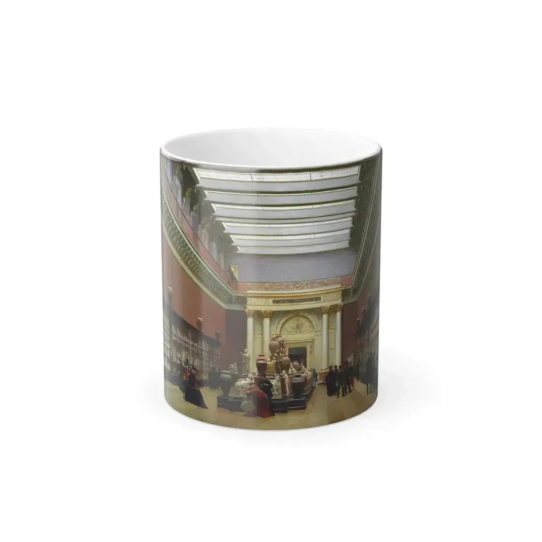 Charles Giraud (1819-1892) Napoleon III Museum, Terracotta Room at the Louvre - 1856 - Color Changing Mug 11oz Default Title 11oz - Go Mug Yourself