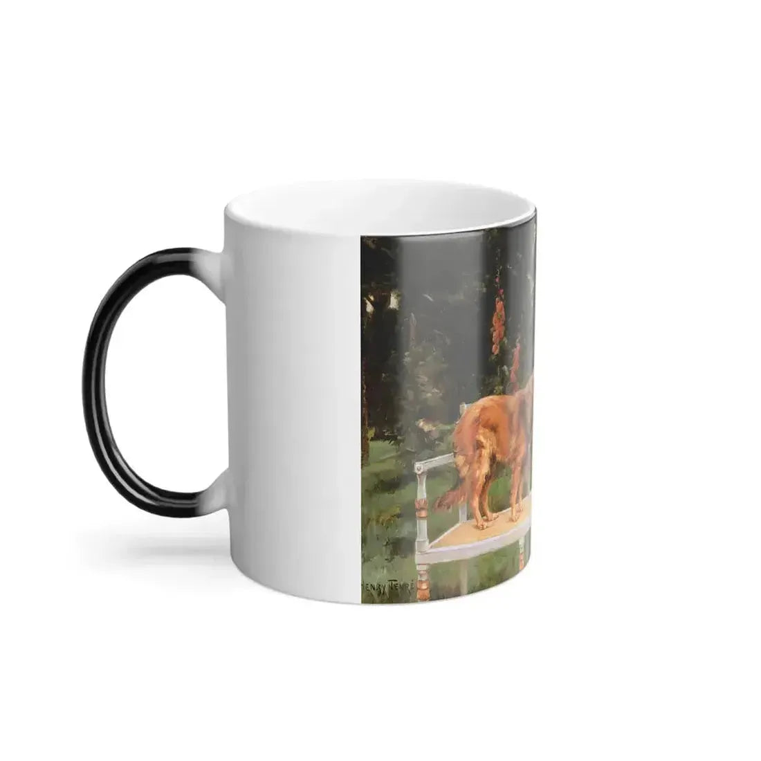 Charles Henry Tenre (1864-1926) Making Acquaintance - Color Changing Mug 11oz - Go Mug Yourself