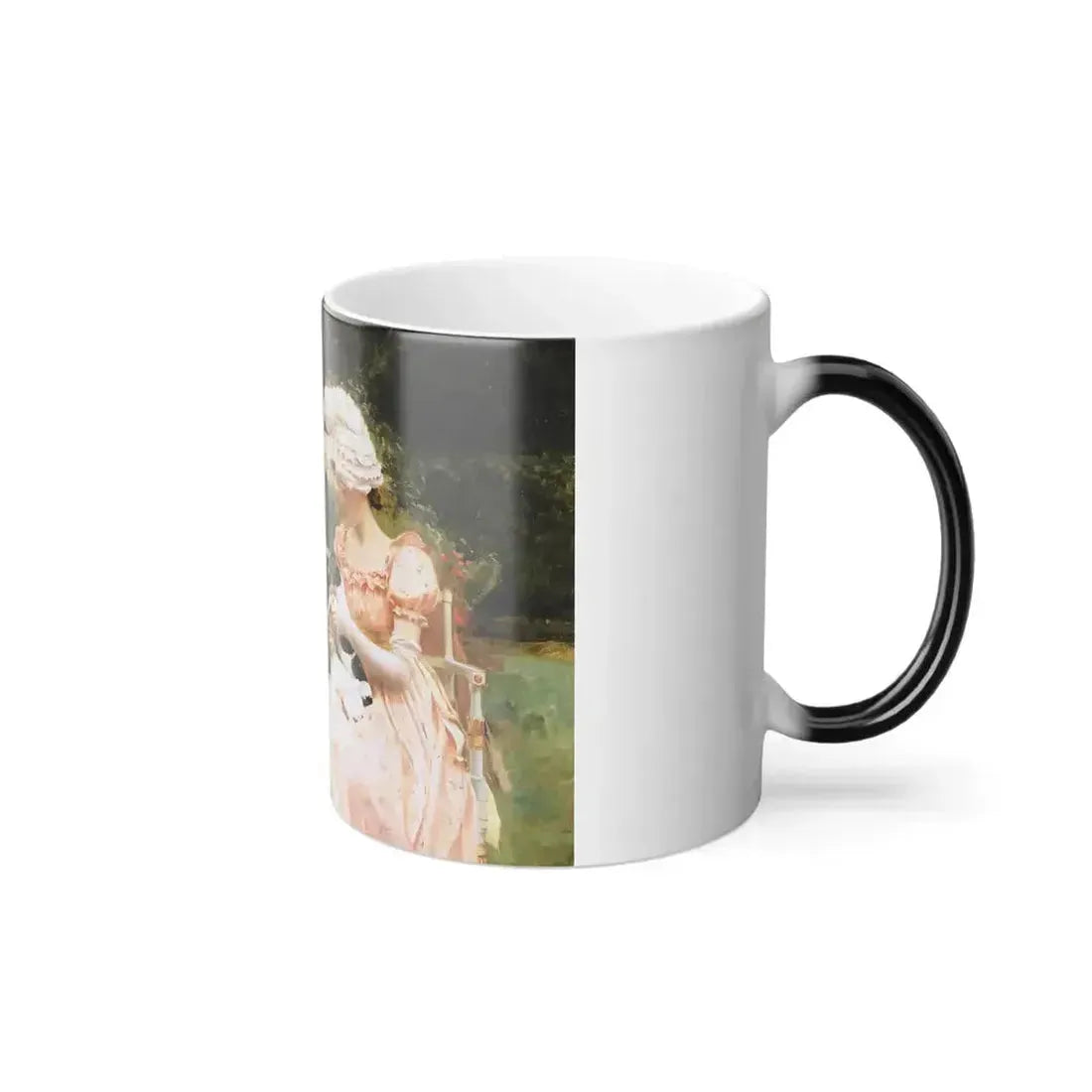 Charles Henry Tenre (1864-1926) Making Acquaintance - Color Changing Mug 11oz - Go Mug Yourself