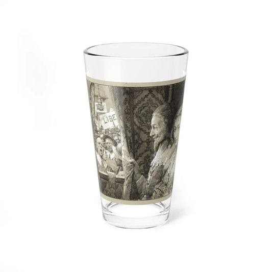 Charles I and his Queen Passing Through the Hostile Crowd (Magazine Illustration) Pint Glass 16oz-16oz-Go Mug Yourself