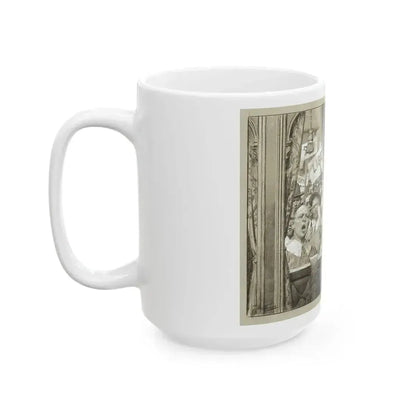 Charles I and his Queen Passing Through the Hostile Crowd - White Coffee Mug - Go Mug Yourself