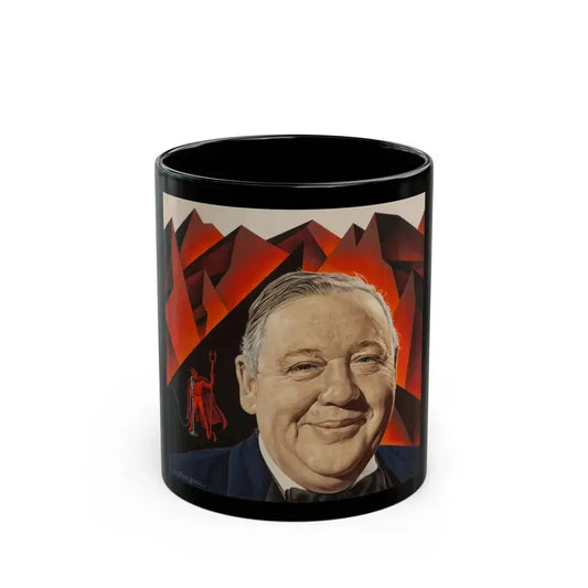 Charles Laughton, Time magazine cover, March 31, 1952 - Black Coffee Mug 11oz - Go Mug Yourself