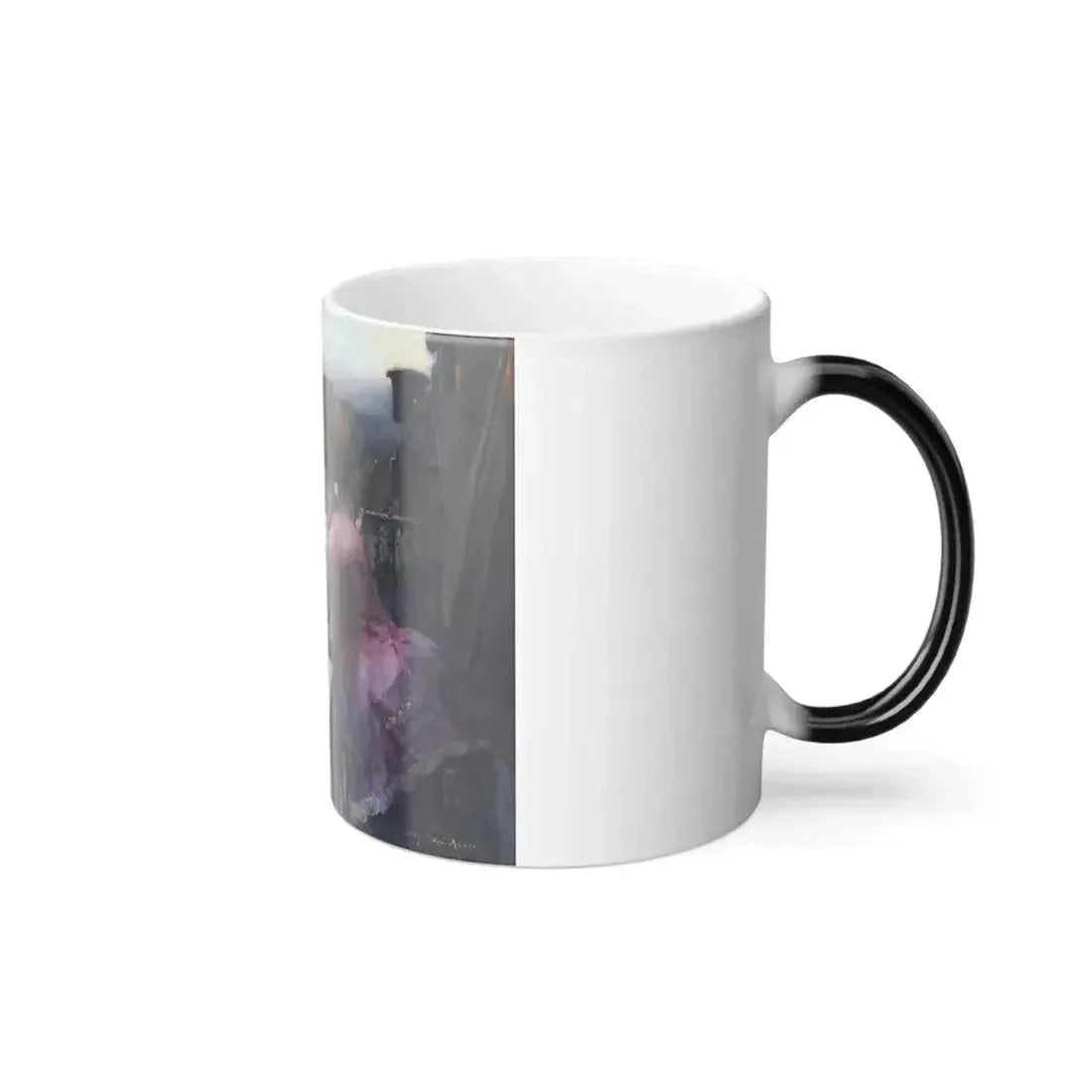 Charles Leroy Saint Aubert (1852-1907) Au Dessus du Boulevard de Sebastopol, Paris - Oil on Canvas - Color Changing Mug 11oz - Go Mug Yourself