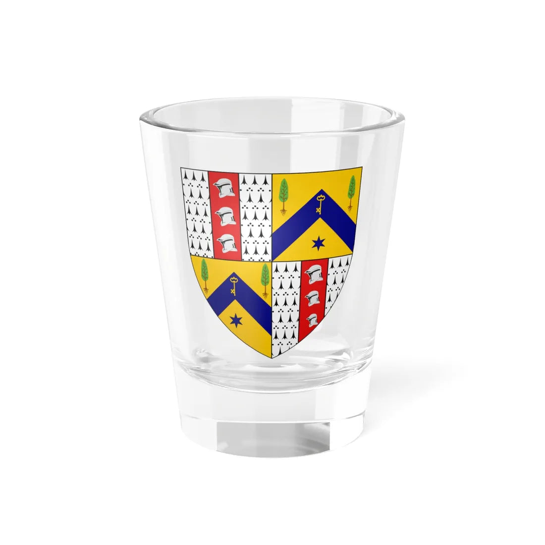 Charles Norrie Arms (New Zealand) (Coat of Arms) Shot Glass 1.5oz 1.5oz - Go Mug Yourself