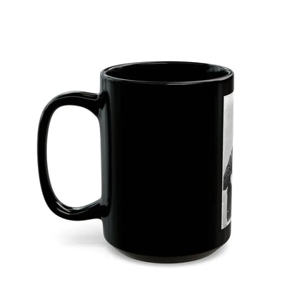 Charles R. Woods, Three-Quarter Length Portrait, Seated, Facing Right (U.S. Civil War) Black Coffee Mug - Go Mug Yourself