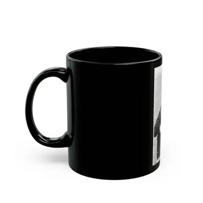 Charles R. Woods, Three-Quarter Length Portrait, Seated, Facing Right (U.S. Civil War) Black Coffee Mug - Go Mug Yourself