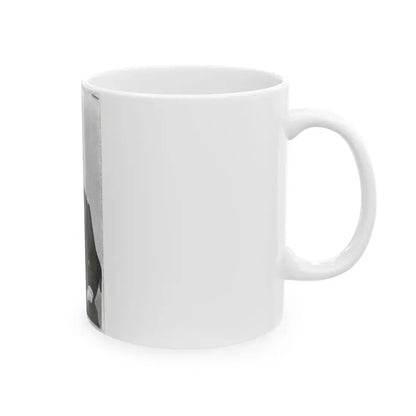 Charles R. Woods, Three-Quarter Length Portrait, Seated, Facing Right (U.S. Civil War) White Coffee Mug - Go Mug Yourself