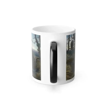 Charles Robert Knight (1874-1953)  La Brea Tar Pits - Color Changing Mug 11oz - Go Mug Yourself