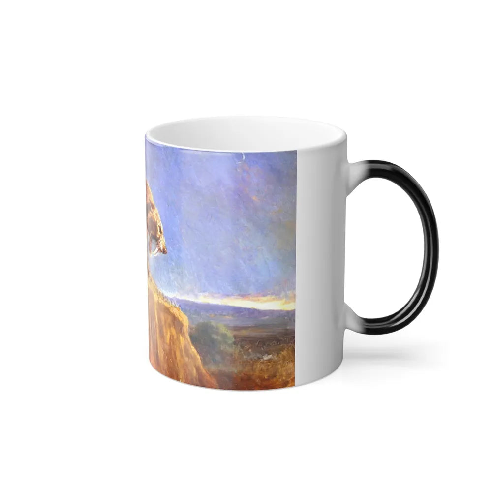 Charles Robert Knight (1874-1953) smilodon - Color Changing Mug 11oz-Go Mug Yourself