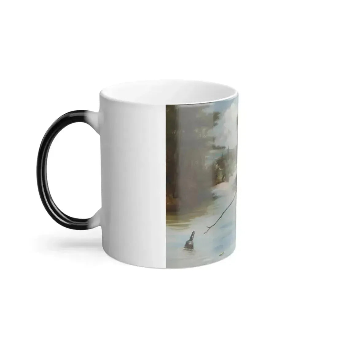 Charles Spencelayh (1865-1958) Taking the Risk, so Near yet so Far - Oil on Canvas - Color Changing Mug 11oz - Go Mug Yourself