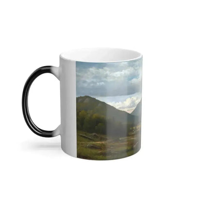 Charles W Knapp (1823-1900) Catskill Vista - Oil on Canvas - Color Changing Mug 11oz - Go Mug Yourself
