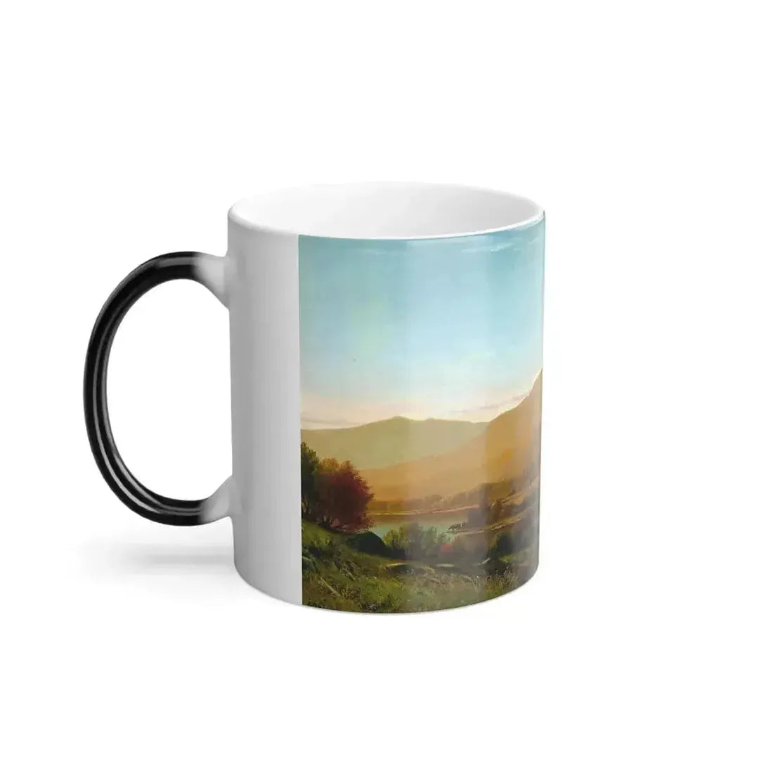 Charles W Knapp (1823-1900) The White Mountains - Oil on Canvas - Color Changing Mug 11oz - Go Mug Yourself