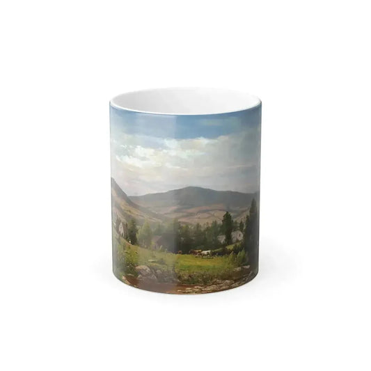 Charles W Knapp (1823-1900) View Near Williamstown, Berkshire County, Massachusetts - Oil on Canvas - Color Changing Mug 11oz 11oz - Go Mug Yourself