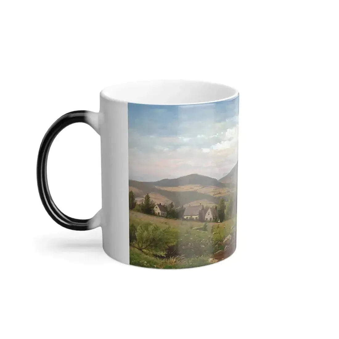 Charles W Knapp (1823-1900) View Near Williamstown, Berkshire County, Massachusetts - Oil on Canvas - Color Changing Mug 11oz - Go Mug Yourself