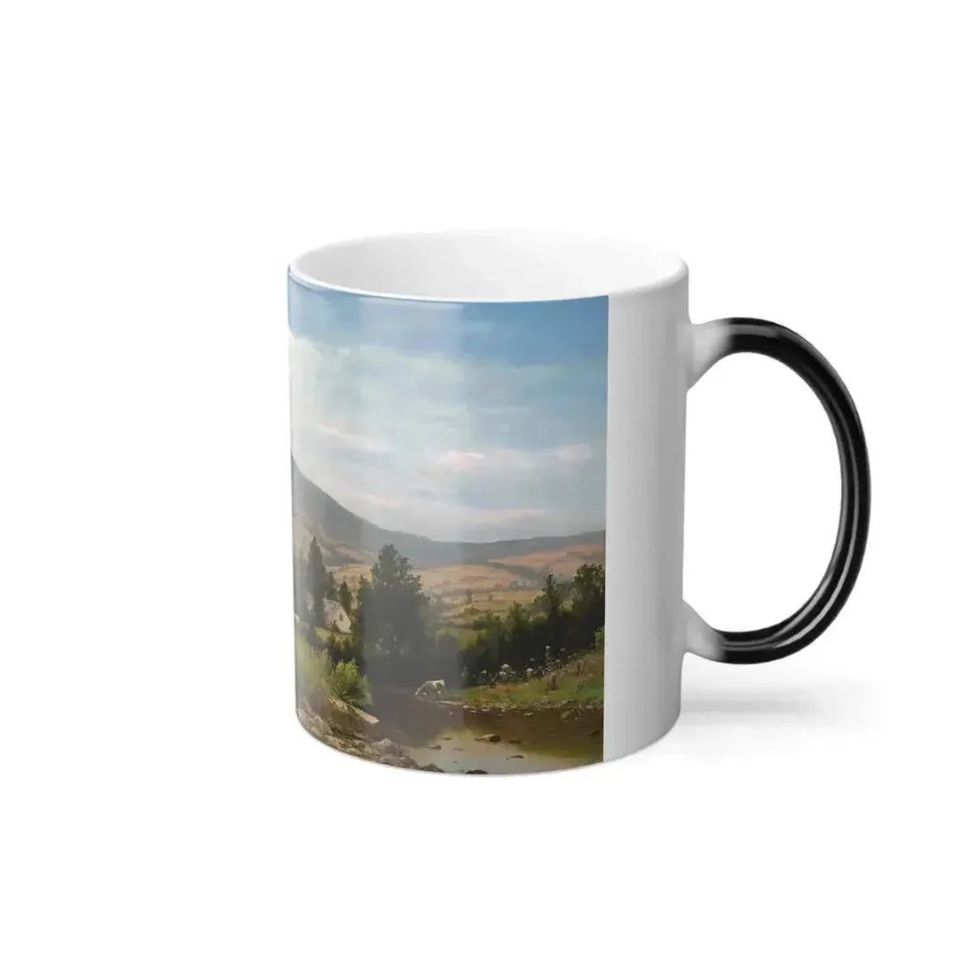 Charles W Knapp (1823-1900) View Near Williamstown, Berkshire County, Massachusetts - Oil on Canvas - Color Changing Mug 11oz - Go Mug Yourself