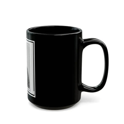 Charles Whittington, Sergeant Major, 7th West Virginia Cavalry, Half-Length Portrait, Wearing Uniform, Seated, Facing Front (U.S. Civil War) Black Coffee Mug - Go Mug Yourself