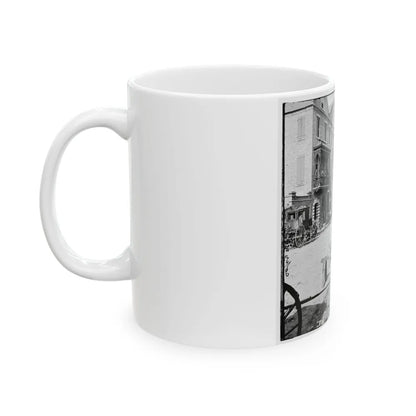 Charleston, S.C. Archibald Mcleish's Vulcan Iron Works And Other Houses On Cumberland Street (U.S. Civil War) White Coffee Mug-Go Mug Yourself