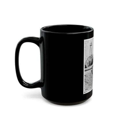 Charleston, S.C. Beacon On Parapet Of Fort Sumter (U.S. Civil War) Black Coffee Mug-Go Mug Yourself