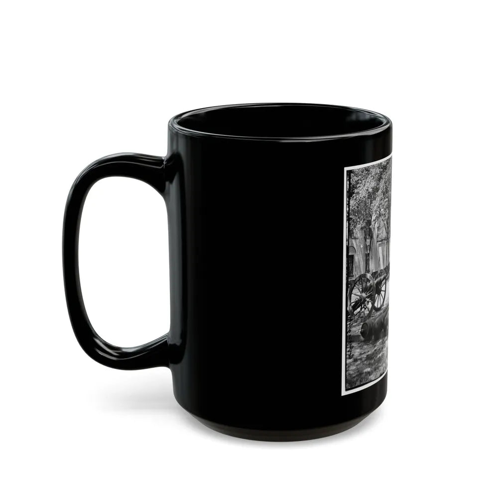 Charleston, S.C. Blakely Guns And Ammunition In The Arsenal Yard (U.S. Civil War) Black Coffee Mug-Go Mug Yourself