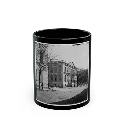 Charleston, S.C. City Hall (80 Broad Street) (U.S. Civil War) Black Coffee Mug-11oz-Go Mug Yourself